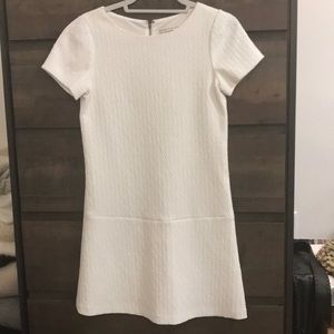 Worn Once! Alice And Olivia white textured dress